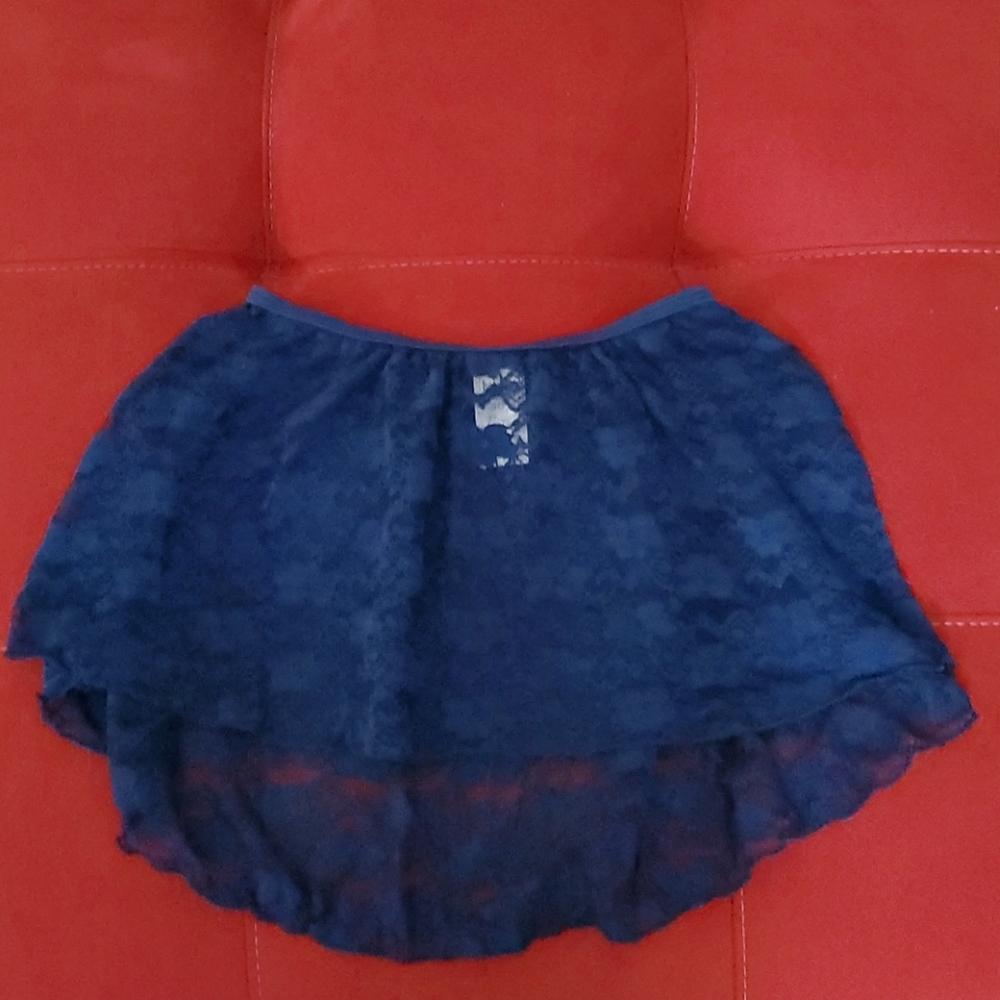 Balera Navy lace ballet skirt small child